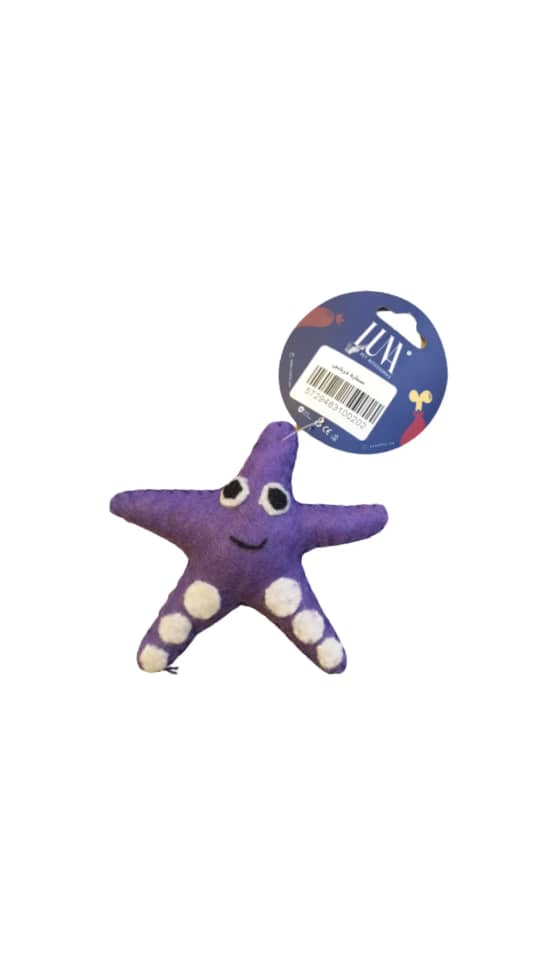 عروسک نمدی ستاره دریایی ۱۰ سانتی